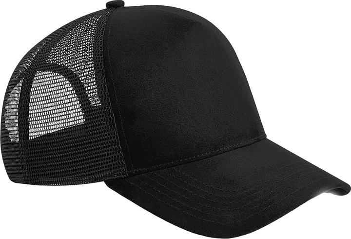 Actual product image Beechfield Unisex Adult Suede Snapback Trucker Cap (One size)