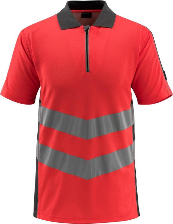 Actual product image Mascot unisex high visibility shirt Murton red, dark anthracite size L