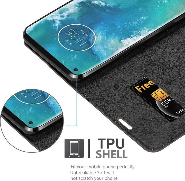 Produktbild Cadorabo Book Invisible Magnet Cover (Motorola Edge+)