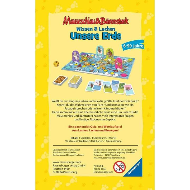Produktbild Ravensburger Mauseschlau & Bärenstark Wissen und Lachen (Deutsch)