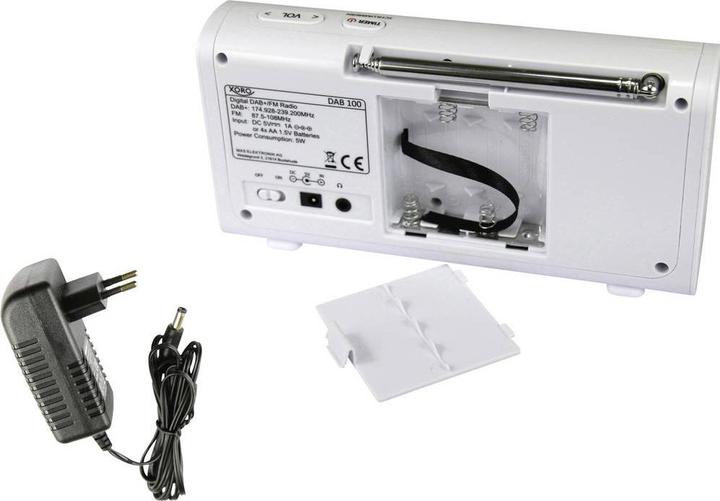 Image du produit Xoro DAB 100 (FM, DAB+ DAB)