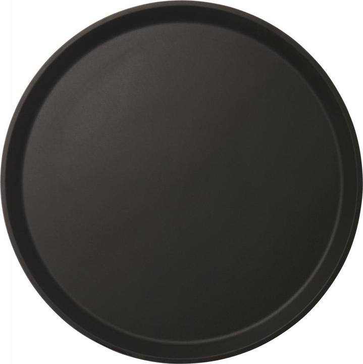 Linum Serviertablett rund Antirutsch schwarz Ø45cm