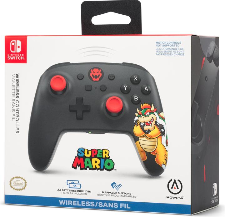Produktbild PowerA Wireless Controller King Bowser (Switch Lite, Switch OLED, Switch)