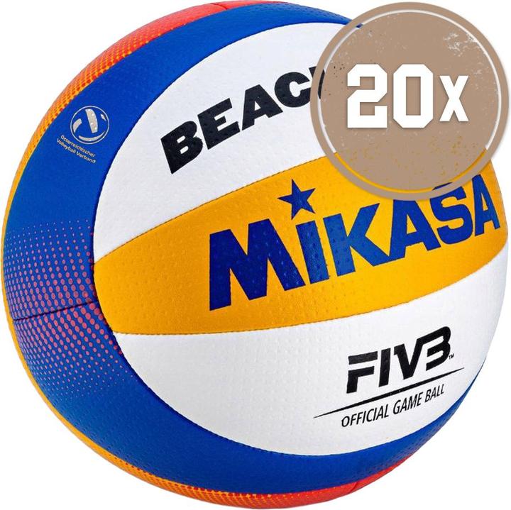 Produktbild Mikasa 20er Ballpaket Beach Pro BV550C ÖVV (5)