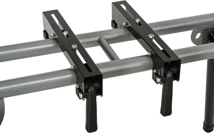 Produktbild Swisshandel24 Untergestell für Kappsägen Arbeitstisch für Kapp- und Gehrungssägen Sägengestell Kappsäge Stahl Schw (73 cm, 245 cm)
