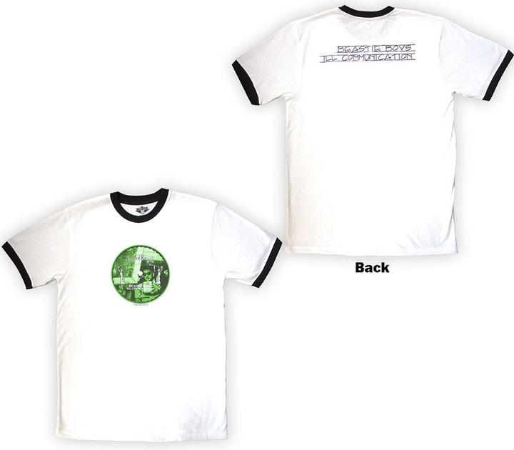 Actual product image The  Beastie Boys Record Label (White) Ringer (XL)