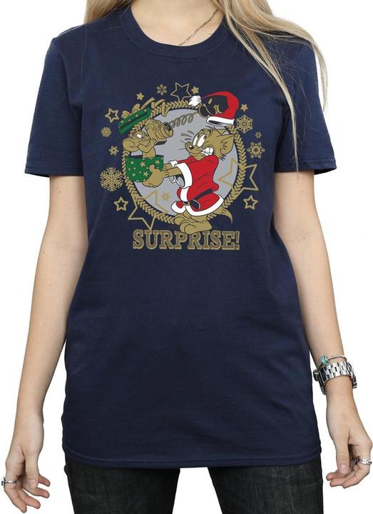 Tom & Jerry Christmas Surprise TShirt (M)