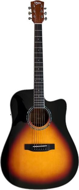 Produktbild V-tone VEAG1 CE VS elektroakustische Gitarre 4/4 Holz (E-Gitarren Set, Holz)