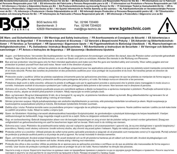 Produktbild BGS Druckluft-Ausblaspistole
