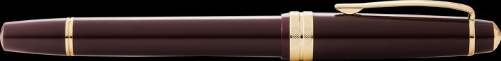 Image du produit Cross Stylo plume Bailey Light Rouge/Or, Medium, en boîte cadeau (Rouge avec garnitures dorées, 1 x)