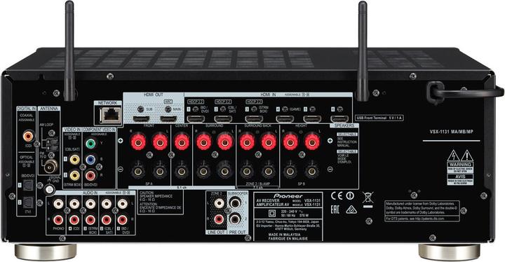 Immagine prodotto Pioneer Vsx-1131 (7.2 canali, FM)
