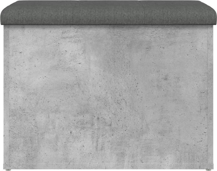 Image du produit VidaXL Banc avec espace de rangement gris béton 62x42x45 cm (42 cm)