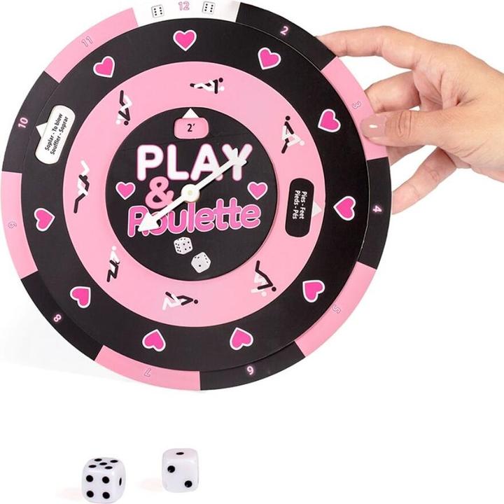 Produktbild Secret play SECRETPLAY PLAY & ROULETTE - W?RFEL- & ROULETTESPIEL (ES/PT/EN/FR) (Würfelspiel, Portugiesisch, Englisch, Französisch, Niederländisch, Spanisch, Deutsch)