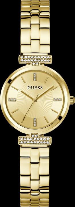 Guess P GLD CS W/ CRYS / SUN CHAMP DL / P GLD BRCT Armbanduhr (28 mm)