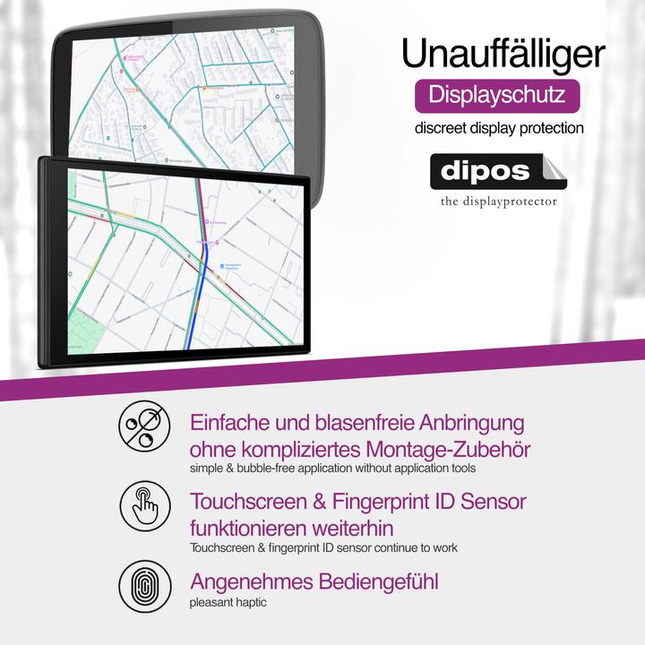 Image du produit Dipos Film de Protection d’écran Crystalclear pour Sunweyer Motorrad Carplay 7