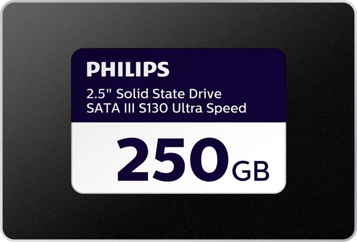 Image du produit Philips Internal SSD 250GB 2.5 SATA III S130 Ultra Speed (250 Go, 2.5")