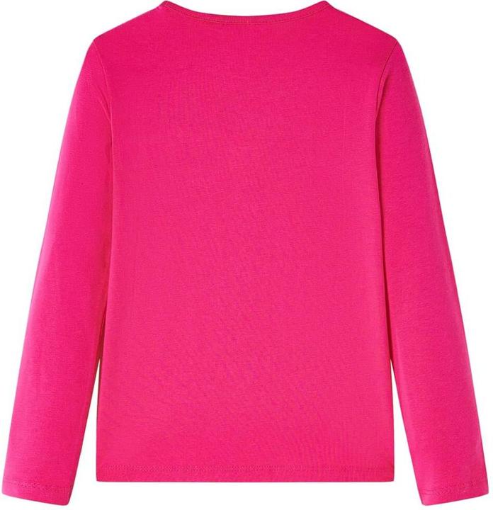 Immagine prodotto VidaXL Camicia a maniche lunghe per bambini rosa brillante 128,Materiale: 95 % cotone (128)