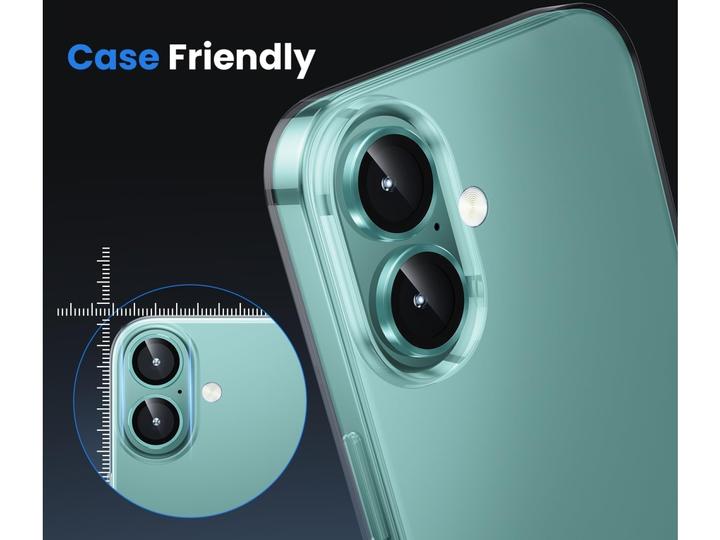 Produktbild Screenguard Camera Lens Protector Schutzglas Apple iPhone 16 Plus (1 Stück, Apple iPhone 16 Plus)