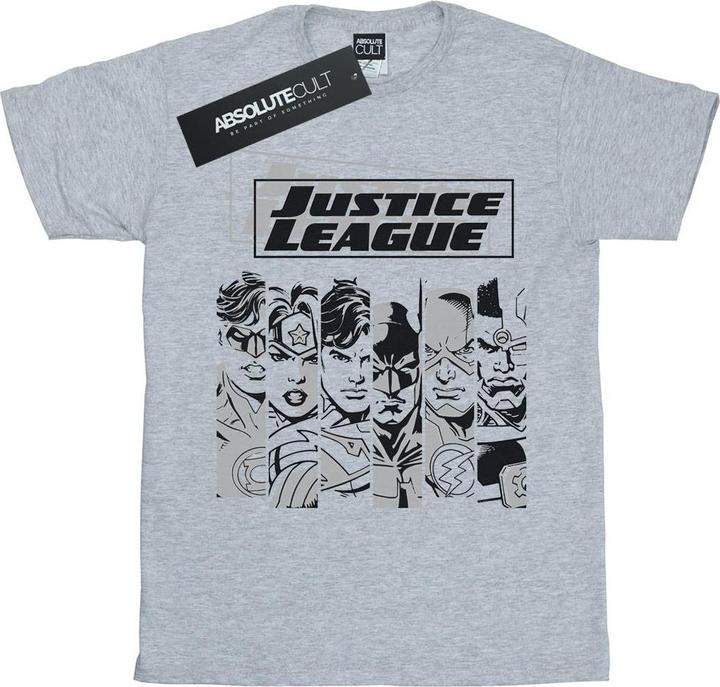 Justice League Stripes TShirt Mädchen