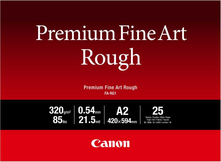 Actual product image Canon FA-RG 1 Premium Fine Art Rough A 2, 25 sheets, 320 g (330 g/m², A2, 25 x)