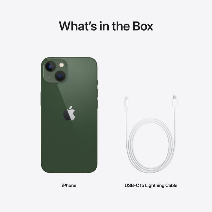 Actual product image Apple iPhone 13 (256 GB, Green, 6.10", SIM + eSIM, 12 Mpx, 5G)