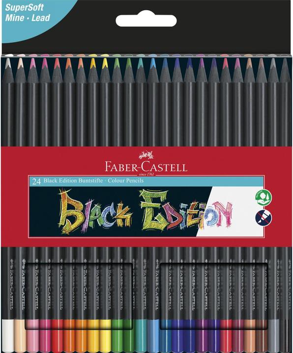 Image du produit Faber-Castell Édition noire (Multicolore, 24 x)