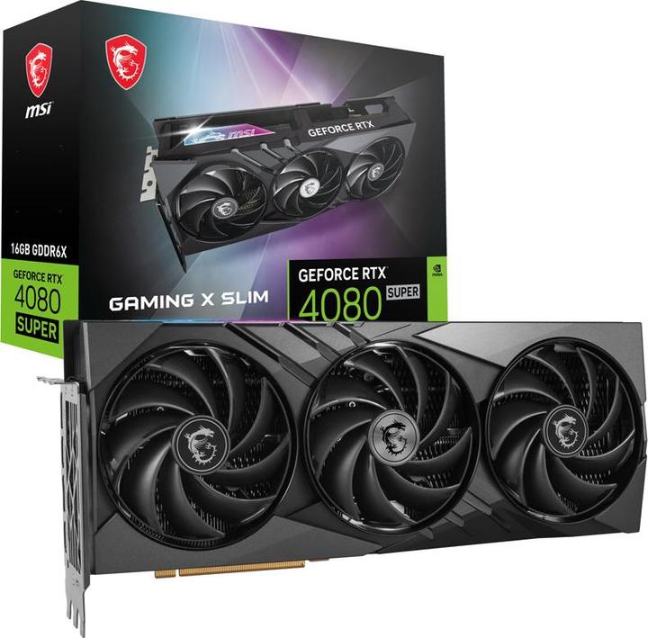 Actual product image MSI GeForce RTX 4080 SUPER 16G GAMING X SLIM (16 GB)