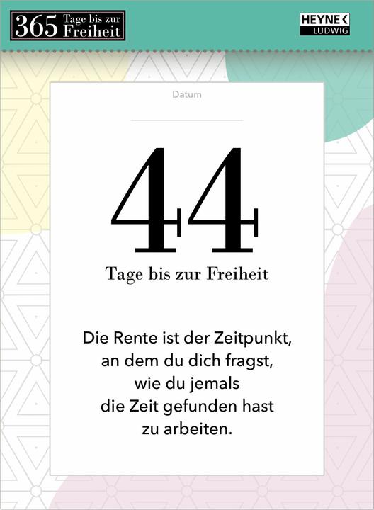 Produktbild Heyne Ludwig 365 Tage bis zur Freiheit! (11 x 15 cm, Harter Einband, Deutsch)