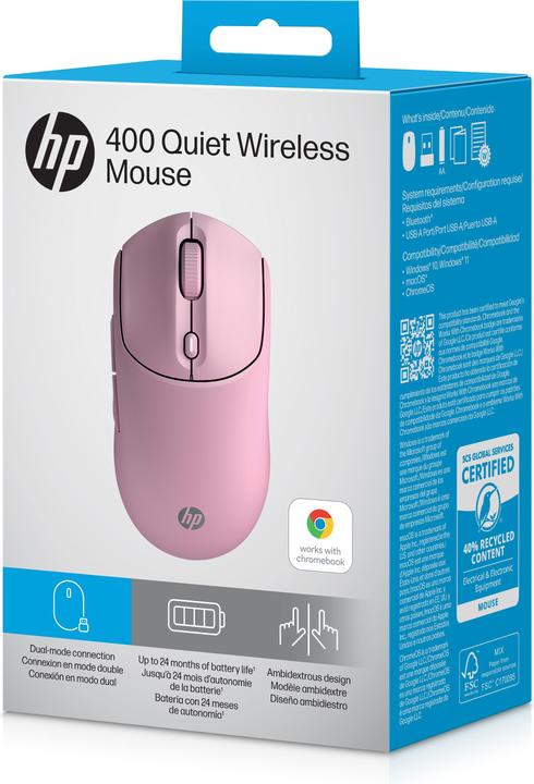 Produktbild HP 400 Leise Wireless-Maus (Kabellos)