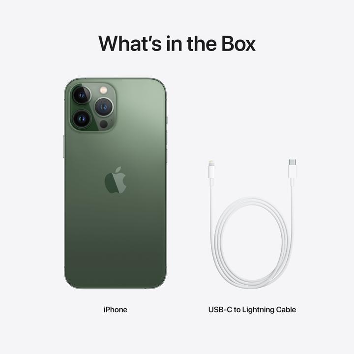 Actual product image Apple iPhone 13 Pro Max (1000 GB, Alpine green, 6.70", SIM + eSIM, 12 Mpx, 5G)