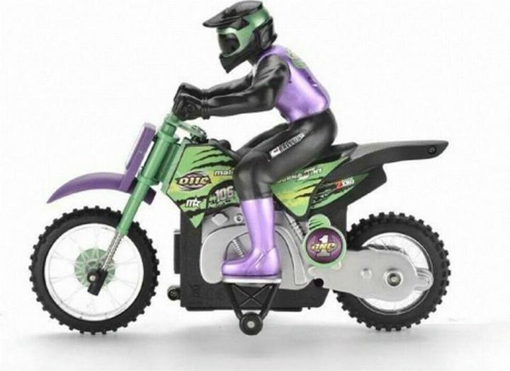 Produktbild Lexibook CROSSLANDER Ferngesteuertes Motorrad, 2.4Ghz, für extreme Stunts, mit Lichteffekten