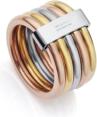 Produktbild Viceroy LuxusnÃ­ tricolor prsten z oceli Chic 75305A01 - Circuit: 52 mm (L)