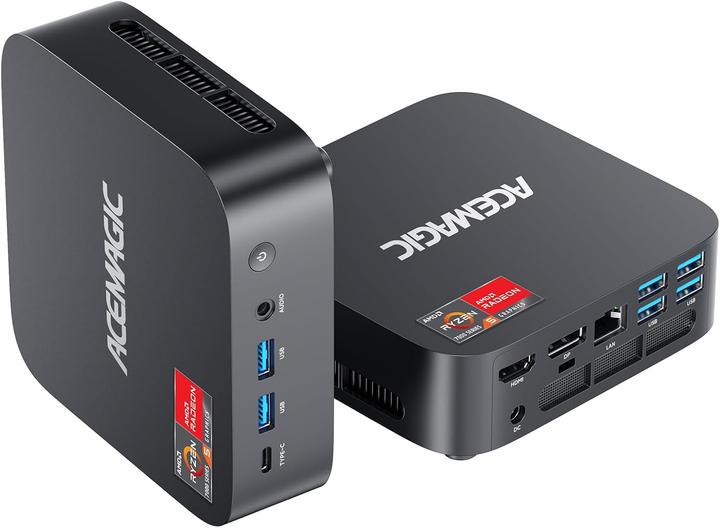 Immagine prodotto AceMagic Mini PC mit Ryzen 5, Windows 11 Pro, 4K Display (AMD Ryzen 5 7430U, 32 GB)