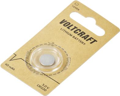 Actual product image Voltcraft LM1220 Button cell CR 1220 Lithium 40 mAh 3 V 1 pc. (1 pcs., CR1220, 40 mAh)