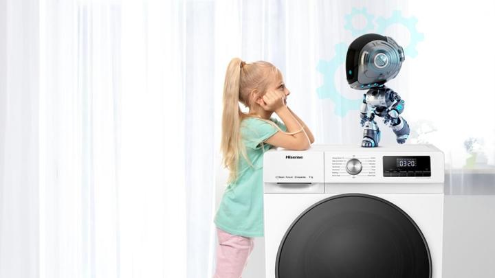 Produktbild Hisense WFQA7014EVJM (7 kg, Links)