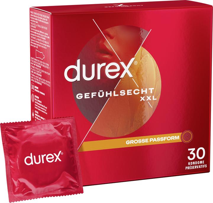 Durex Gefühlsecht XXL (30 Stk.)