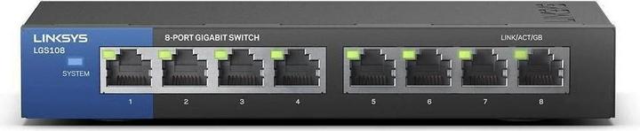 Actual product image Linksys Lgs108 (8 Ports)