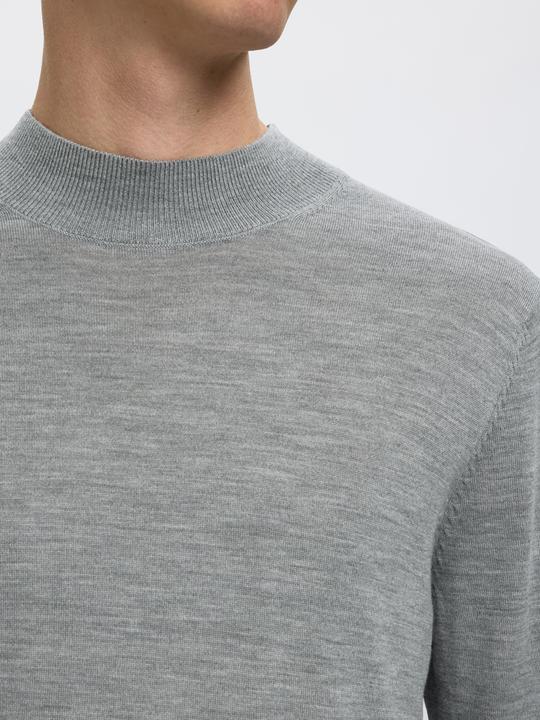 Actual product image Selected Homme 100% merino wool mock neck jumper (XXL)