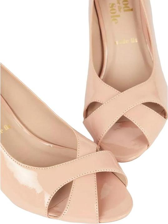 Actual product image Good For The Sole Womens/Ladies Honey Peep Toe Wide Sandals (40)