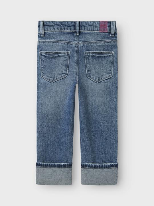 Actual product image Name it Straight Fit Fold-up Jeans (128)