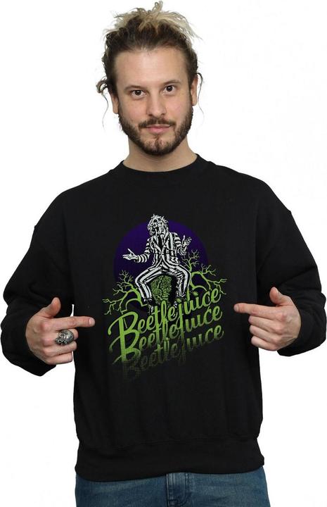 Produktbild Beetlejuice Faded Pose Baumwoll Sweatshirt (L)