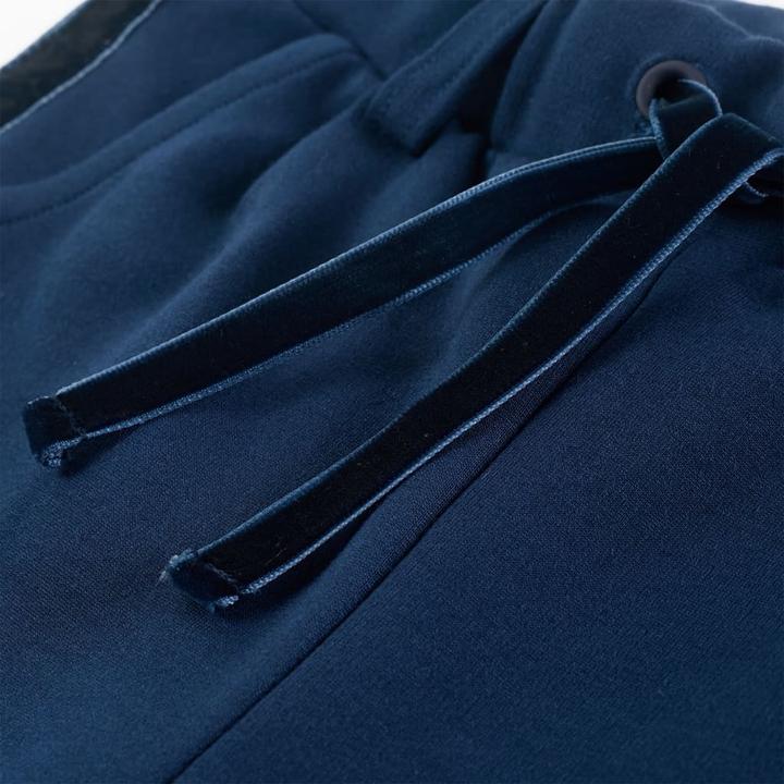 Actual product image VidaXL Children's trousers with black trims navy blue (92)