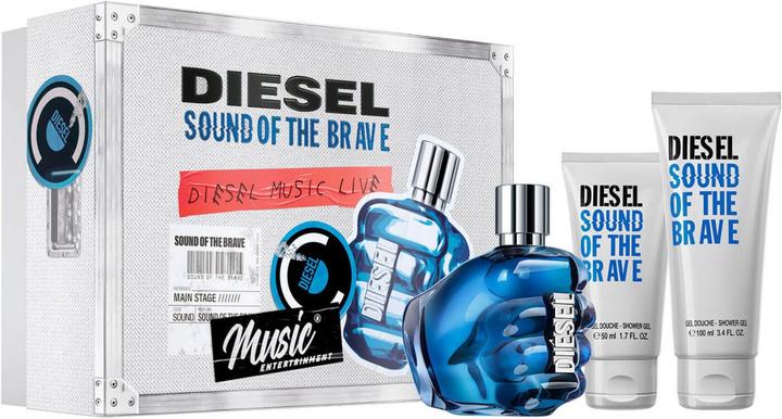 Diesel Fragrance Sound of the Brave Eau de Toilette 75ml + Shower Gel 100ml + 50ml (Eau de toilette, 4050.80 ml)