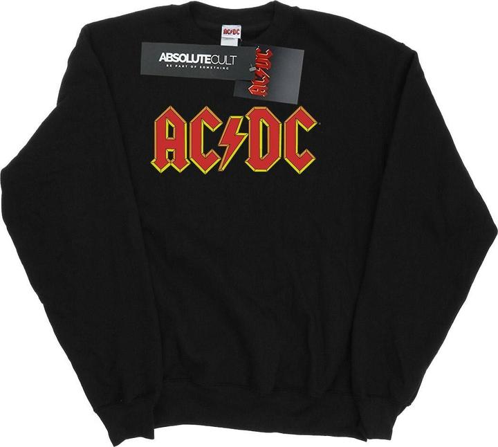 AC/DC Red Logo Sweatshirt Jungen (140, 146)
