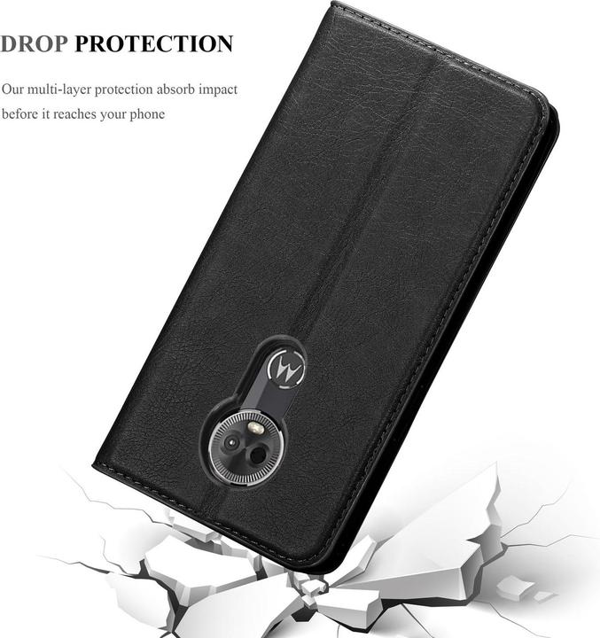 Produktbild Cadorabo Book Invisible Magnet Cover (Motorola Moto E5 Plus)