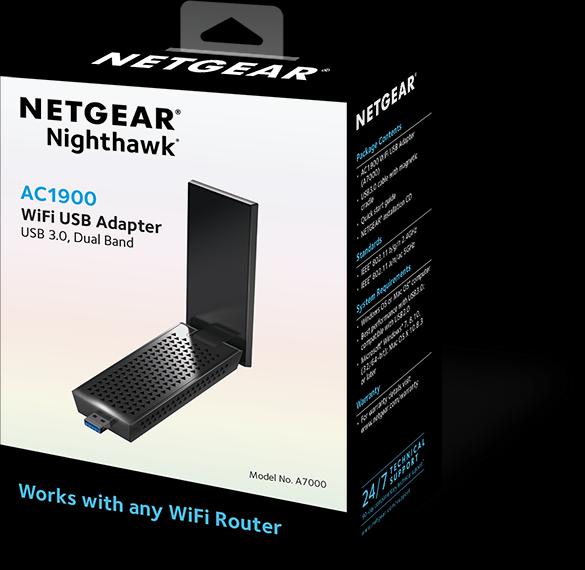Actual product image Netgear A7000-100pes (USB 3.0)