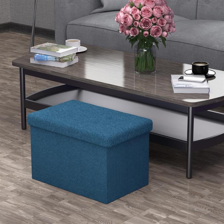 Produktbild Intirilife Sitzbank 49x30x30 cm OZEAN BLAU (30.49 cm)