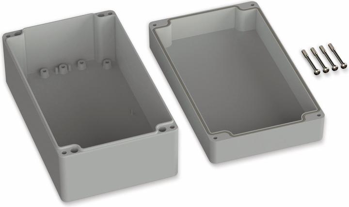 Produktbild Pollini POLLIN, Polycarbonat Gehäuse, 200 x 120 x 90 mm, IP66, Lichtgrau