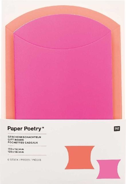 Image du produit Rico Design Boîtes cadeaux, rouge/pin.99001.21.83 (Papier cadeau, 6 x)