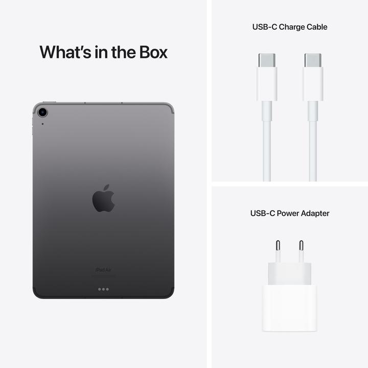 Actual product image Apple iPad Air 2022 (5. Gen) (5G, 10.90", 64 GB, Space grey)